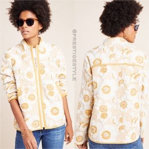 ANTHROPOLOGIE Tilly Embroidered Sherpa Jacket